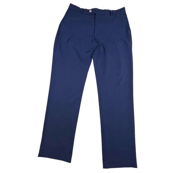 Peter Millar Performance Quick Dry Golf Pants Blue Men’s Sz Md - Picture 1 of 7